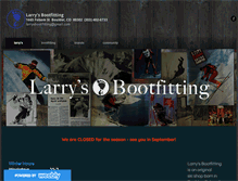 Tablet Screenshot of larrysbootfitting.com